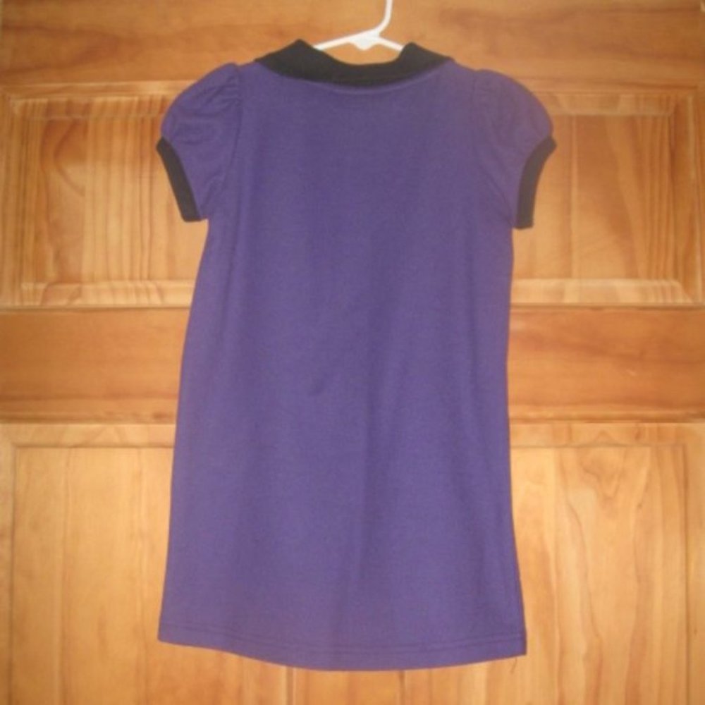 Girls Adidas Northwestern Short Sleeve Dress - Picture 2 of 2